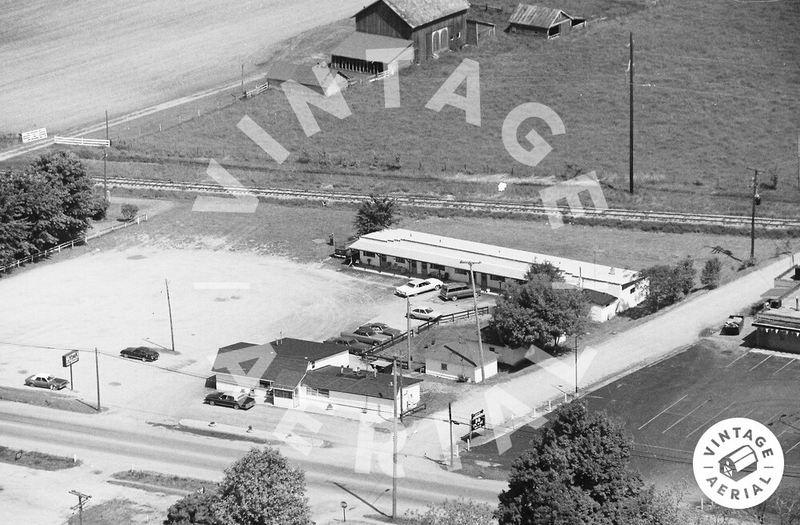 York Motel - 1983 Aerial (newer photo)